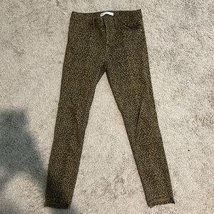 Zara Leopard Print Pants